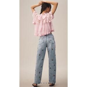 Anthropologie Pilcro Baggy Slim Boyfriend High-Rise Relaxed Jeans | Size 26